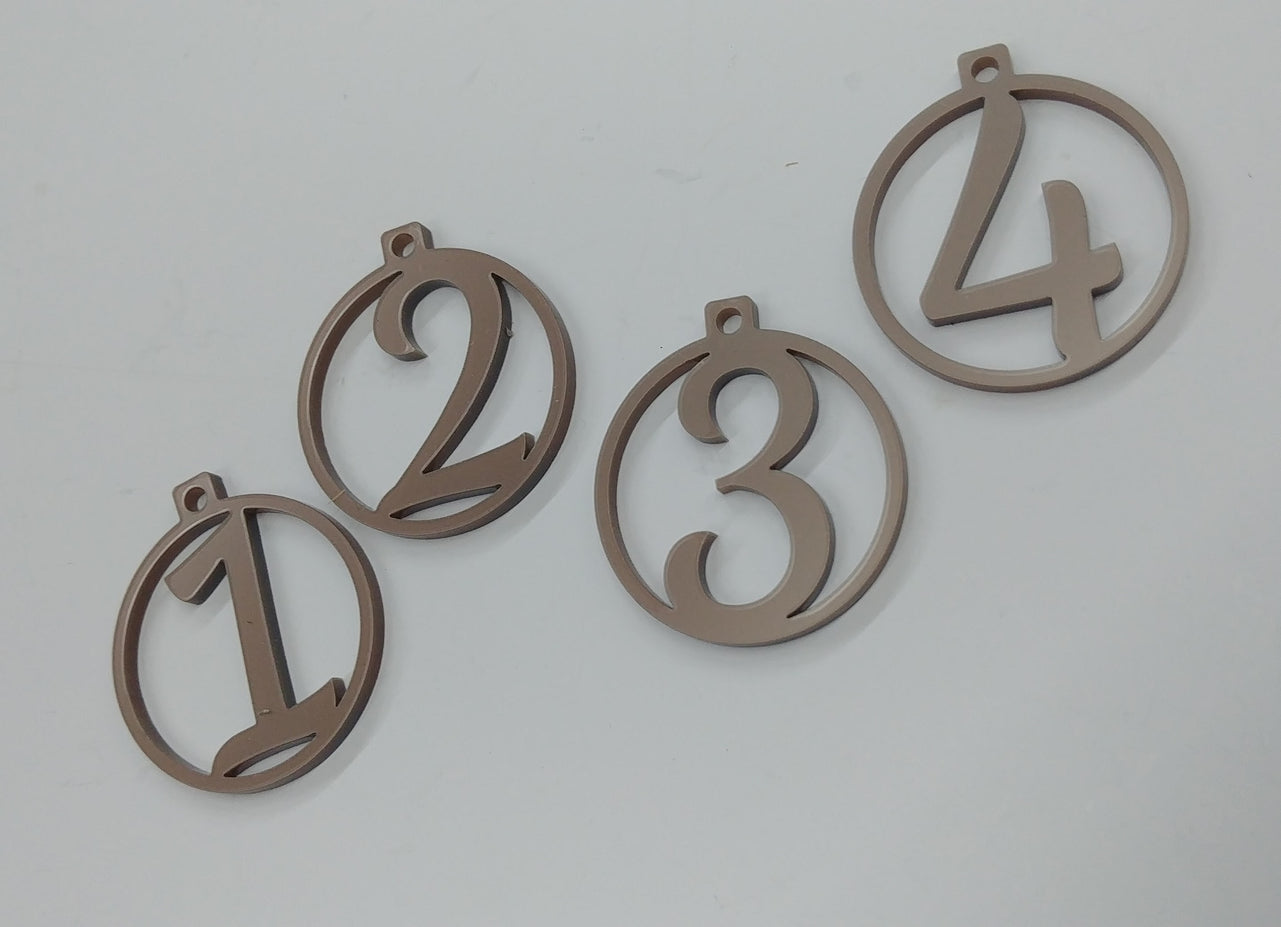 Ornament til adventsdekorationen kule - bykrums.dk -