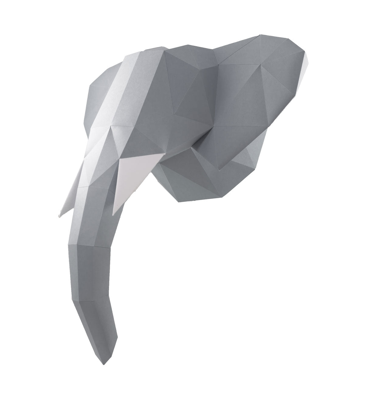 Elefanten -  lav det selv papir - Dekorations pusle - bykrums.dk