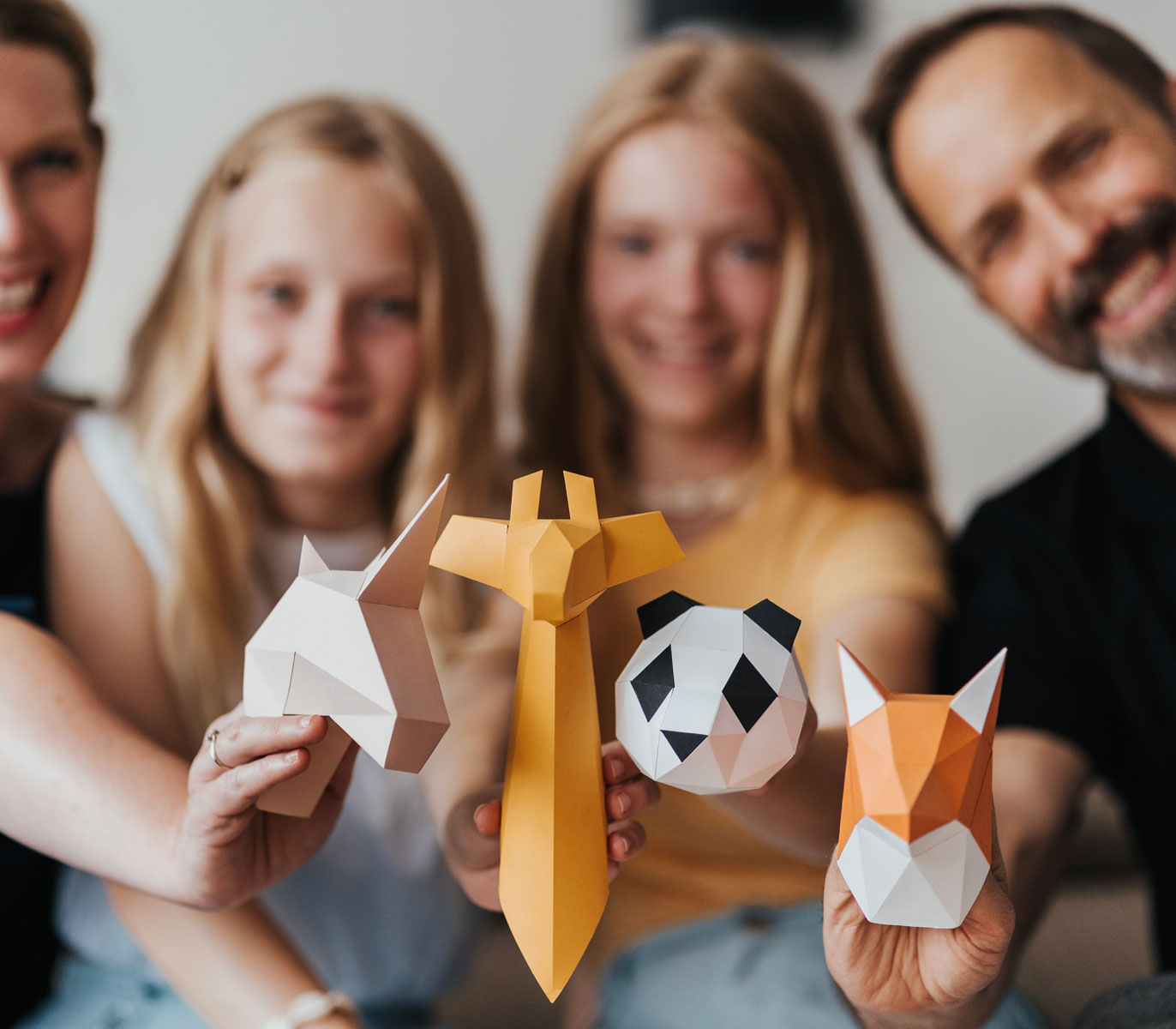 Kat MINI -  lav det selv papir - Dekorations pusle - bykrums.dk