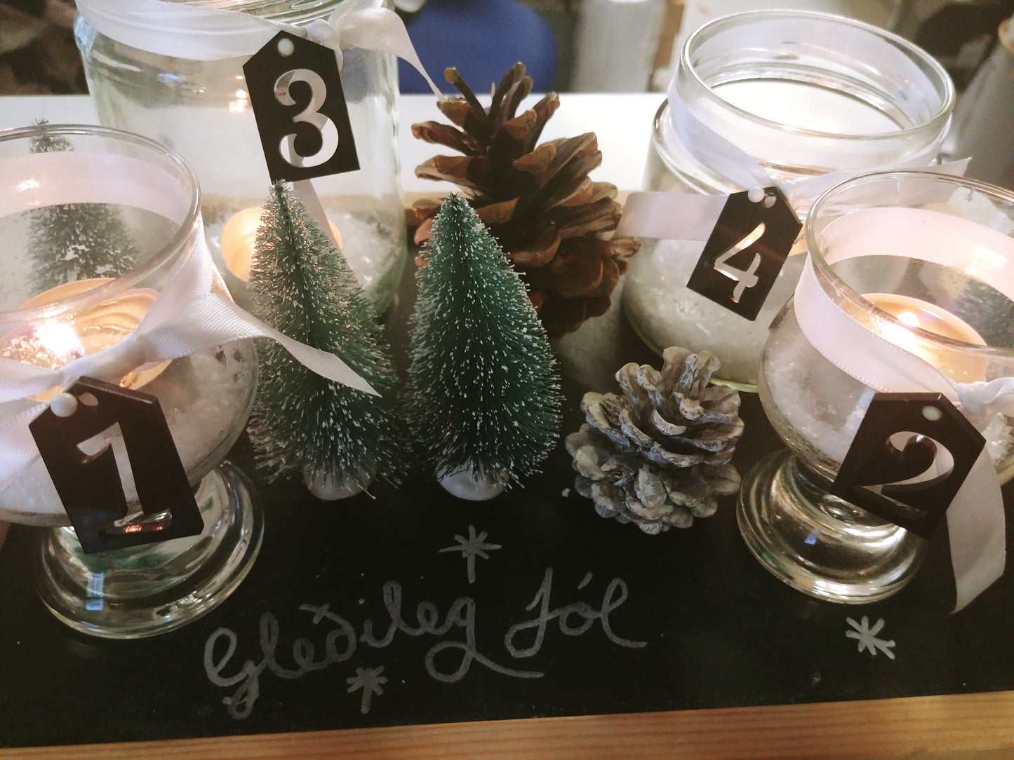 Ornament til adventsdekorationen DK produceret - bykrums.dk