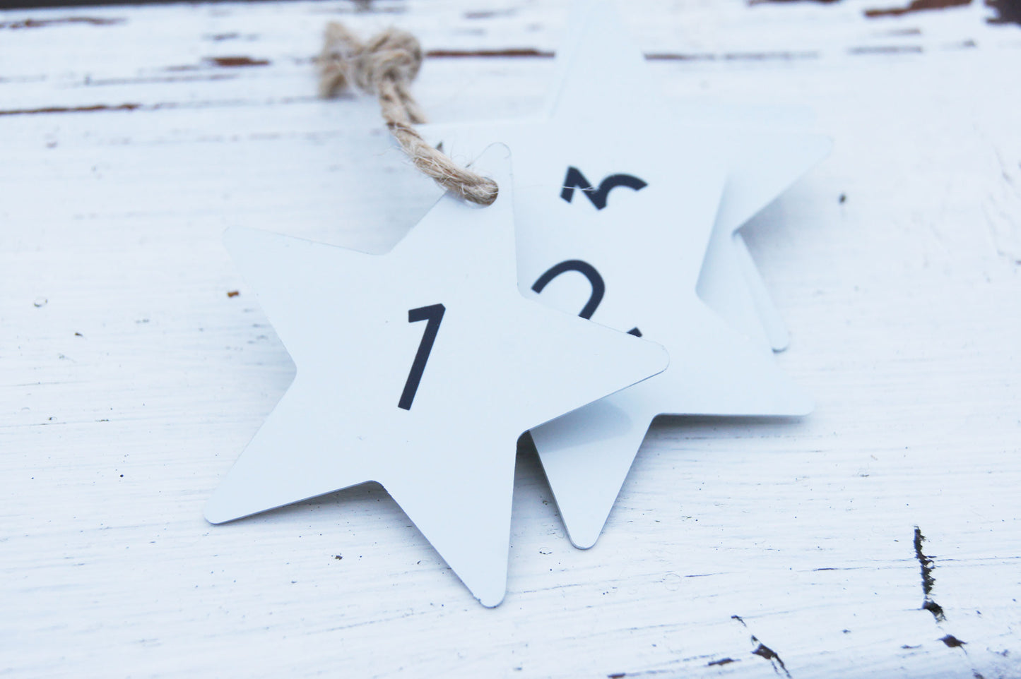 Ornament til adventsdekorationen i aluminium - bykrums.dk