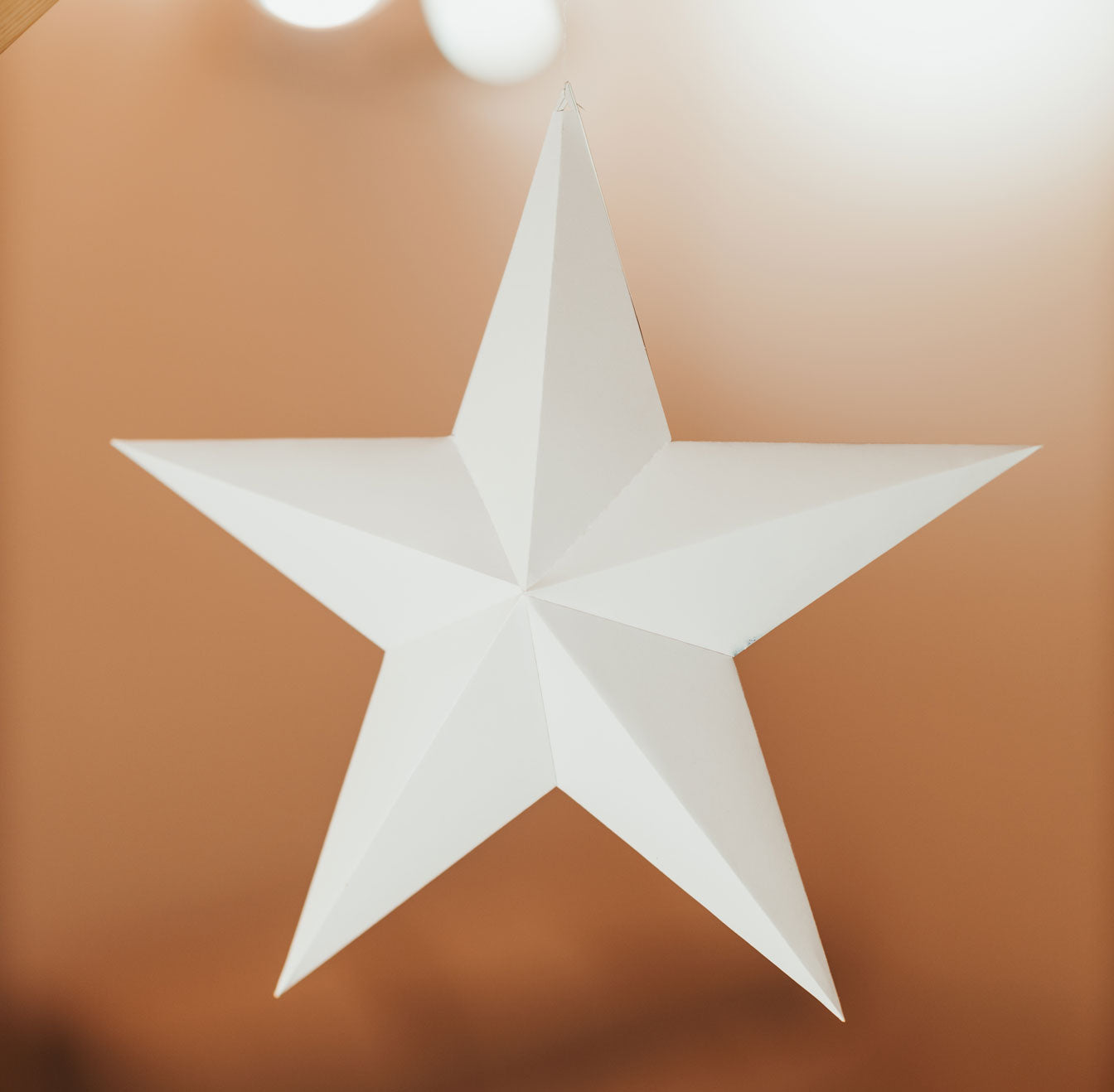 Stjerne -  lav det selv papir - Julepynt - bykrums.dk