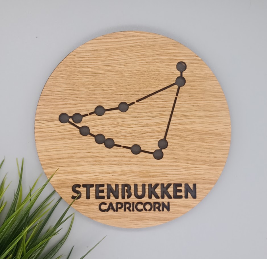 Stjernetegn - eg finer dekoration til hjemmet - bykrums.dk