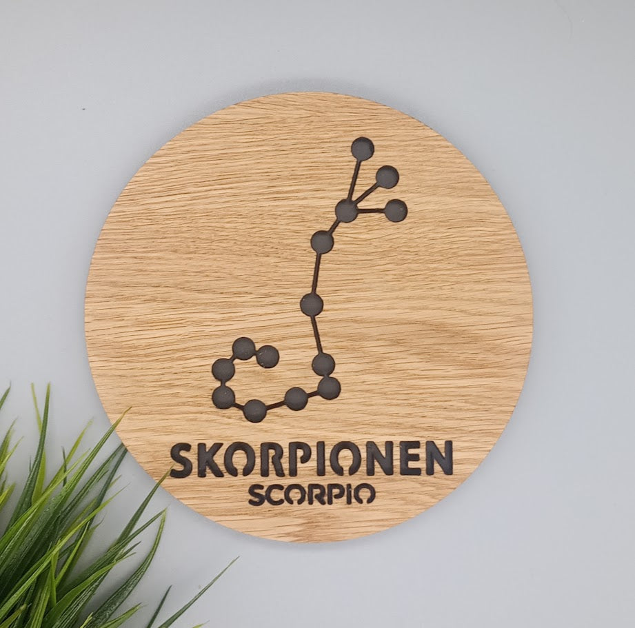 Stjernetegn - eg finer dekoration til hjemmet - bykrums.dk