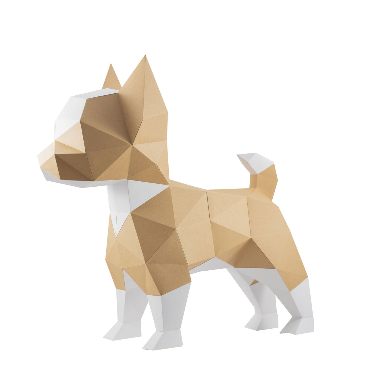 Hundehvalp -  lav det selv papir - Dekorations pusle - bykrums.dk - Dekor
